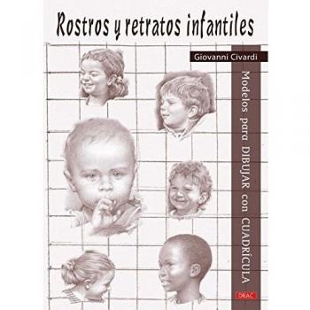 Modelos para dibujar con cuadrícula: rostros y retratos infantiles