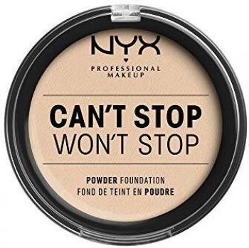 NYX Can't Stop Won't Stop Full Coverage Puderbasis, Matte Optik, Glanzschutz, Langlebig, Vegan – Light Ivory