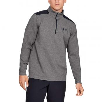 UA Storm 1/4 Zip Warm‑Up Shirt – Men, Grey, Medium
