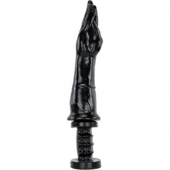 Fist Slap Impact Hold 20 Black Dildo