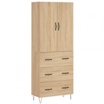 Modern Highboard Sonoma Oak 69.5x34x180 cm