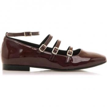ZAPATOS MUSTANG CAMILLE TIPO MARY JANE BURDEOS