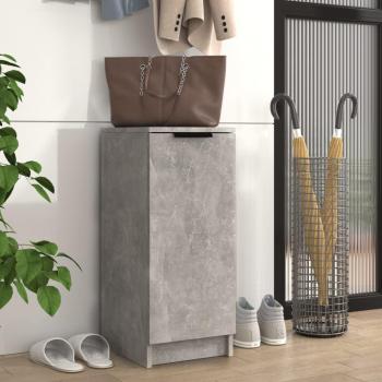 VidaXL Cabinet for Storing Shoes, Color: Concrete Grey, Material: Engineered Wood, Size: 30x35x70 cm