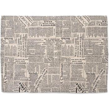 Napperons Décoratifs en Tissu avec Écriture