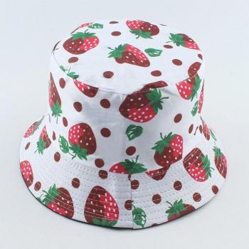 Trendiger Obst Eimer Hut für die Sonne