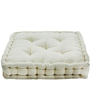 Coussin de chaise Velours de Coton 40 x 40 x 8 cm