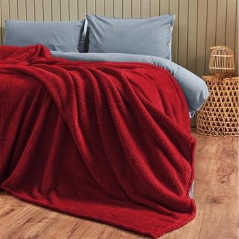 Coperta Wellsoft Doppia Claret Rosso 180x200 cm