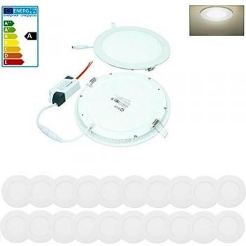 Plafonnier Encastré LED Rond 22cm