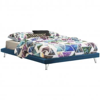 Letto Arbatrax Blu con piedini – 160x190, Italia