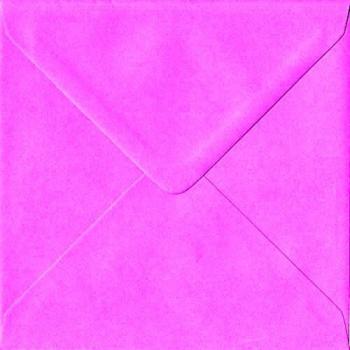 Purple S6 130mm x 130mm Gummed Small Square Envelopes 100gsm