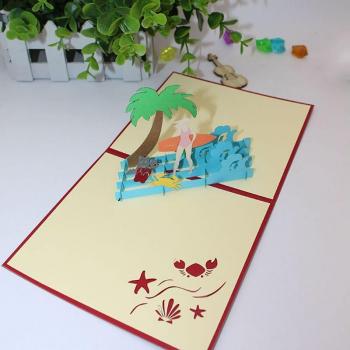 Coco‑Plage Vœux Origami Créatif