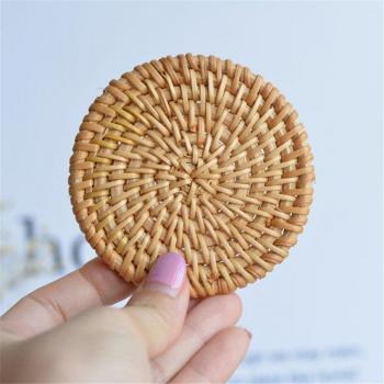 Posavasos Artesanales de Ratán