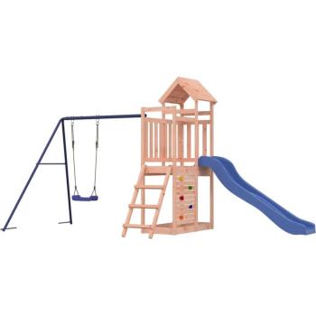 Parque infantil al aire libre 434 x 186 x 214 cm de madera de abeto