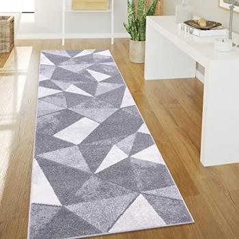 Tapis Abstrait Gris 80x150 cm