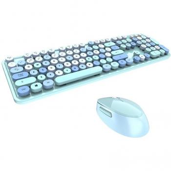 Wireless Bluetooth Retro Keyboard and Mouse Set