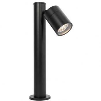 QAZQA Solo – Lampe de jardin pied unique – 10,2 cm – Noir – Moderne
