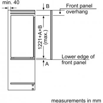 Neff N70 130L Integrated Freezer
