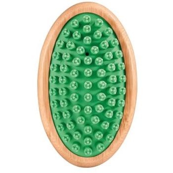 Manopla Doble Capa Verde Laika para Pelo Corto