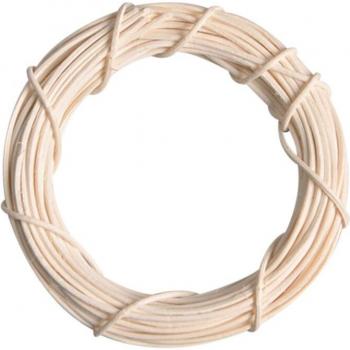 White Rattan Wreath for Christmas Decor