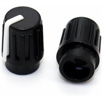 10 Pieces 10mm Diameter Plastic Encoder Knob 14mm Height D-Shaped Inner Hole 6mm