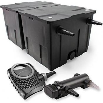 Kit Complet de Filtration de Bassin SunSun 60000L avec UVC 18W et Pompe de 50W