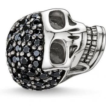 Bead de Calavera con Brillantes de Plata Thomas Sabo