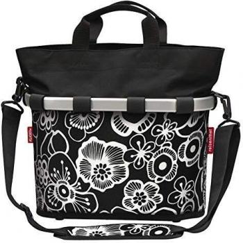 KLICKFIX BIKEBASKET OVAL S FLEUR BLU