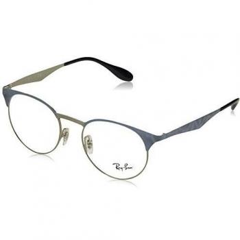 Ray-Ban 0RX6406 Montature Unisex-Adulto, Bianco