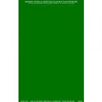 Irlen Institute Green 9x12 Overlays