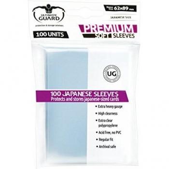Ultimo Guard UGD10135 Japanese Premium Soft Sleeves Lot de 100 Transparent