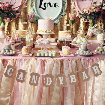 Party Decor Cardboard Bunting Set