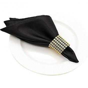 50Pcs Decorative Satin Napkins 30x30cm