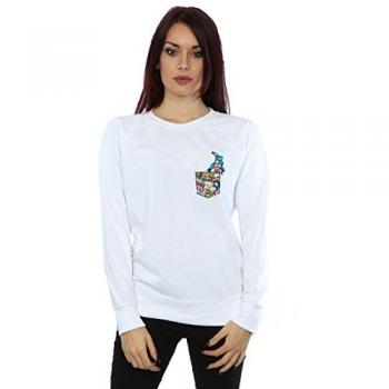 Marvel Small White Captain America Top