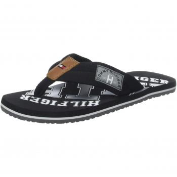 Chanclas de Playa Tommy Hilfiger para Hombre Adulto, Negro