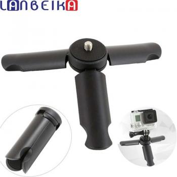 LANBEIKA Self Stick Tripod with Light for iPhone, Huawei, GoPro 10/9/8/7, Yi, SJCAM SJ8