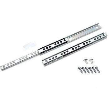 Premium Quality Ball Bearing Drawer Runners and Groove Slides, H-17mm L-342mm