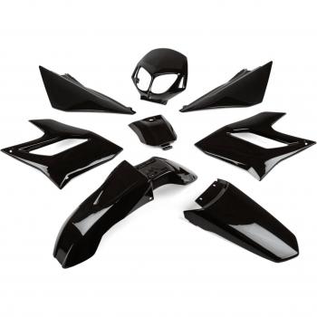 Derbi DRD Racing 8 Teile Verkleidung schwarz 2006-2011
