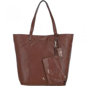 Ashwood Serela Tan Leather Shoulder Bag for Women, Detachable Pocket