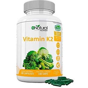 Vitamin K2 MK7 – 180 vegane Kapseln – 200 mg hoch dosiert – Premium Naturprodukt
