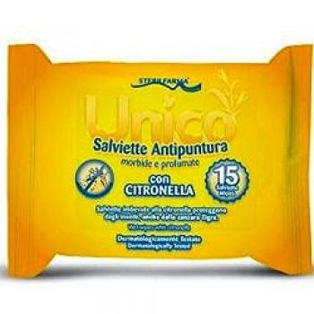 Sterilfarma® Unico Salviettine Anti Puntura Con Citronella 15 Pezzi