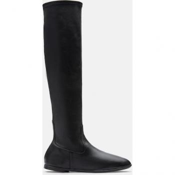 Botas de piel suave de cordero Lottusse para mujer en negro