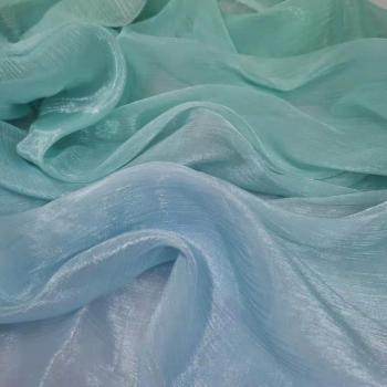 Ombre Shiny Thin Chiffon Fabric