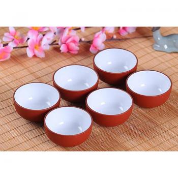 Kung Fu Purple Porcelain Cups