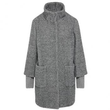 Outdoor Mantello Donna S. Oliver Grigio 36 Manica a Lacci di Tessuto
