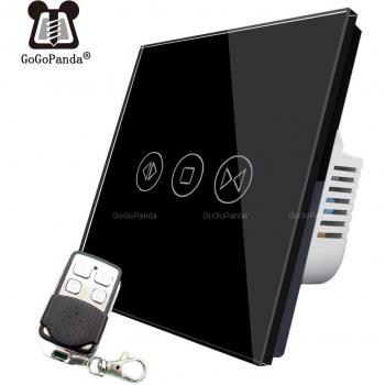 Touch Remote Electric Curtain Switch with Tuya Compatibility