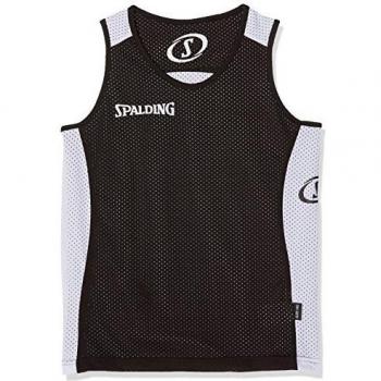 Camiseta Hombre Spalding Esencial Reversible, Multicolor (negro/blanco)