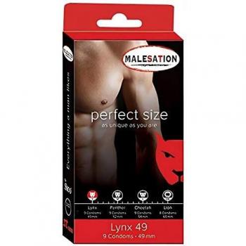 Lynx 49 Malesation Kondome – 9-teiliges Set