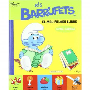 Els Barrufets. El meu primer llibre (Català-Castellà) (Tapa dura).