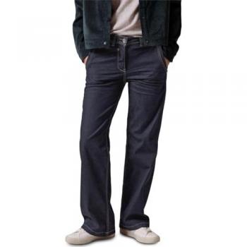 Loose-fit-Jeans CECIL, Damen, Gr. 29, Länge 28, blau (rinsed wash)