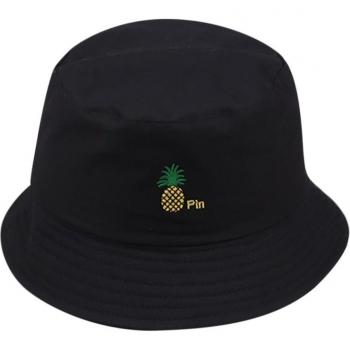 Women Men Unisex Outdoor Sun Hat with Pineapple Pattern